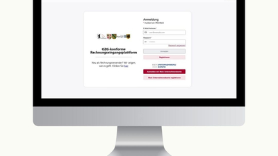 E-Rechnung Rechnungseingangsplattform OZG-RE E-Rechnung Rechnungseingangsplattform OZG-RE